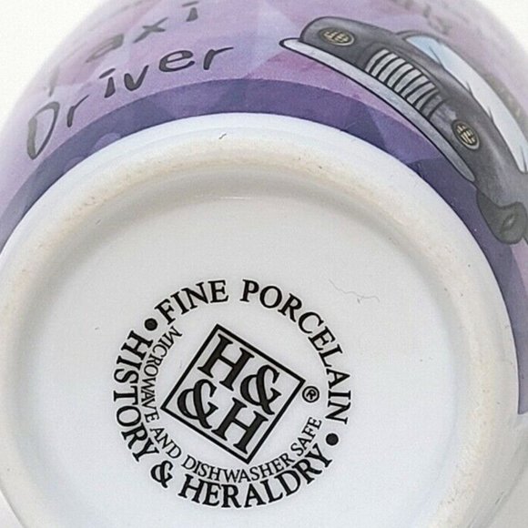 "Top Taxi Driver"Porcelain Mug History & Heraldry - Picture 4 of 4